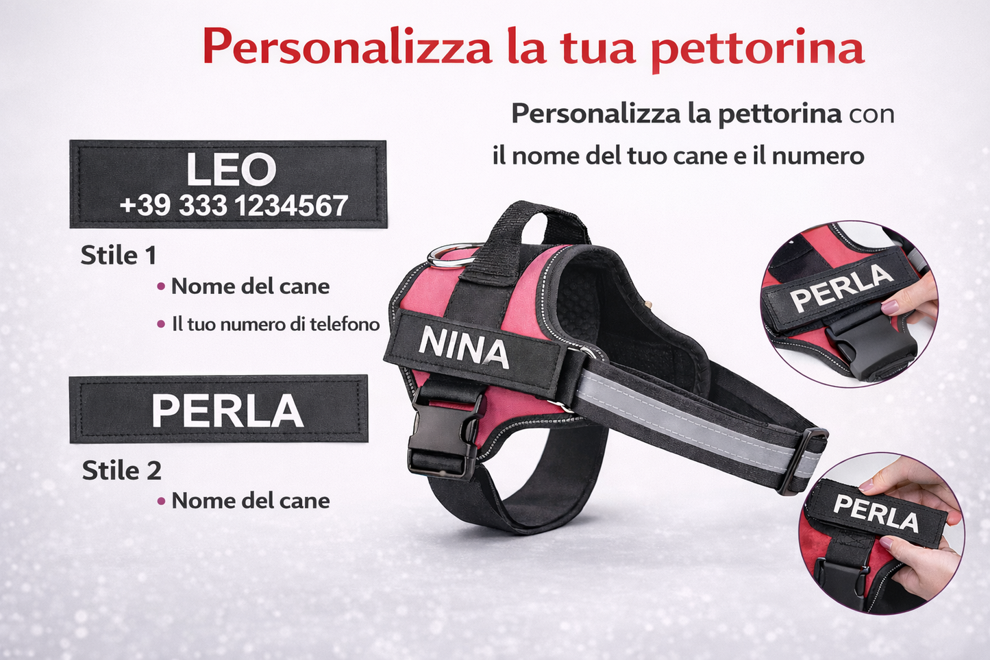 BackHome Harness - La pettorina personalizzata