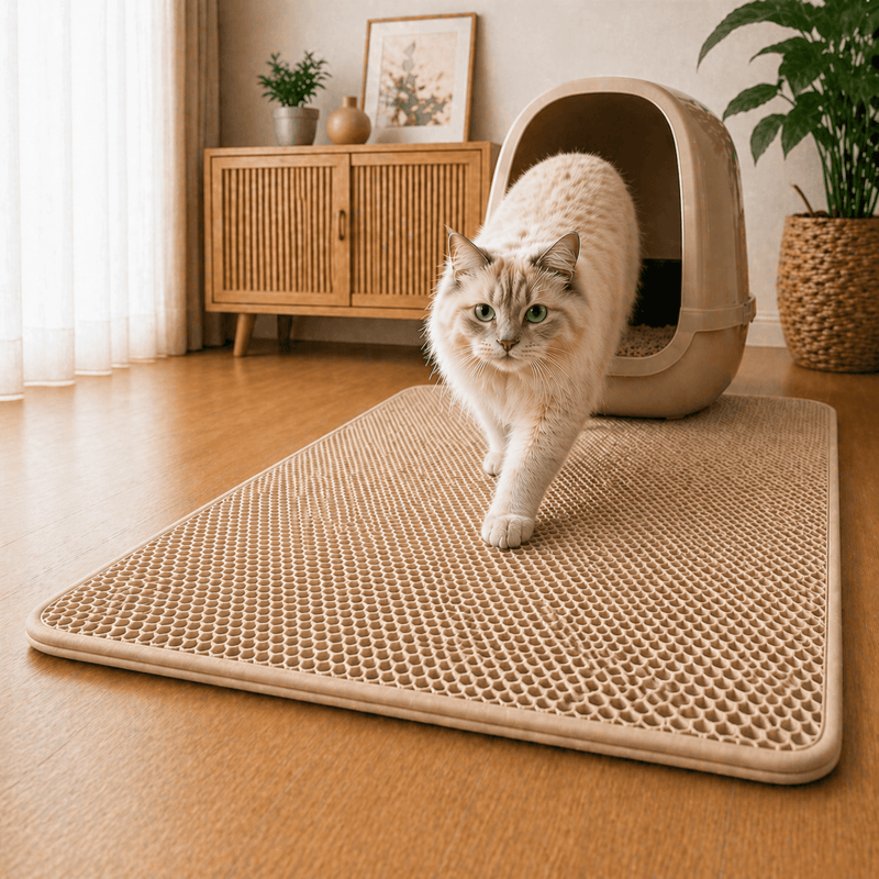 CleanCatMat - Il Tappetino da Lettiera per Gatto