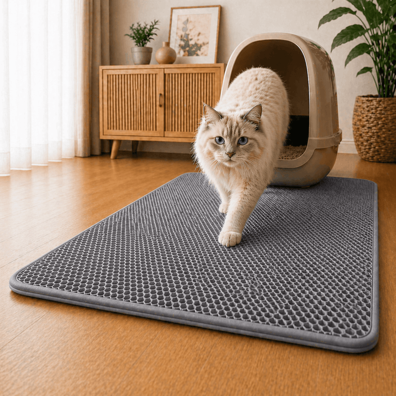 CleanCatMat - Il Tappetino da Lettiera per Gatto
