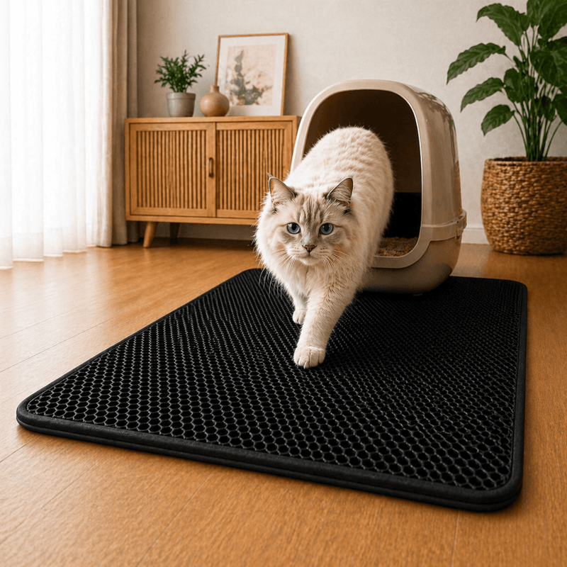 CleanCatMat - Il Tappetino da Lettiera per Gatto